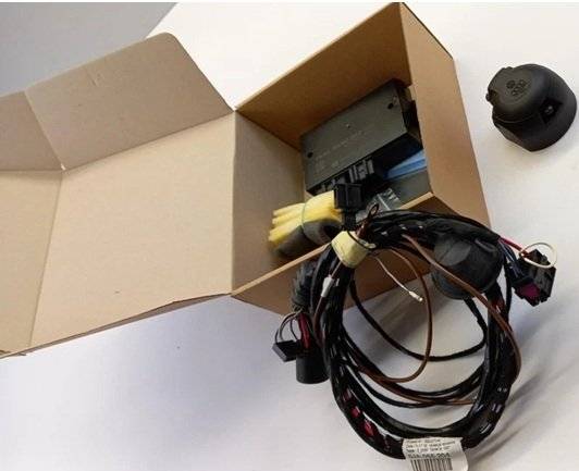 Cablaj original Skoda Rapid 2015-2022 E-Set, 13 conectori, pentru bara de remorcare 5JA055204 